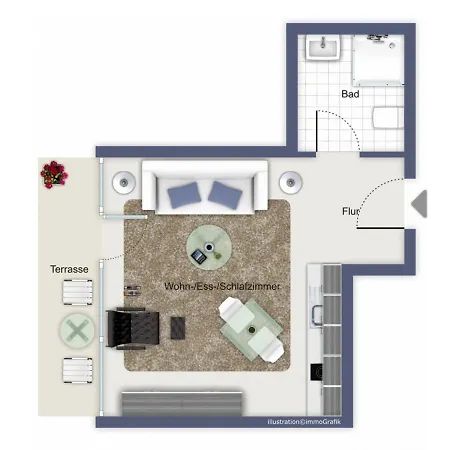 Moewe Souterrain 08 Appartement Heiligendamm